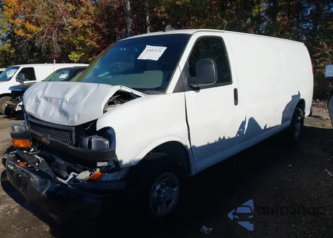 2021 Chevrolet Express Cargo Rwd 2500 Extended Wheelbase Wt from USA, damaged, VIN 1GCWGBFP4M1153826